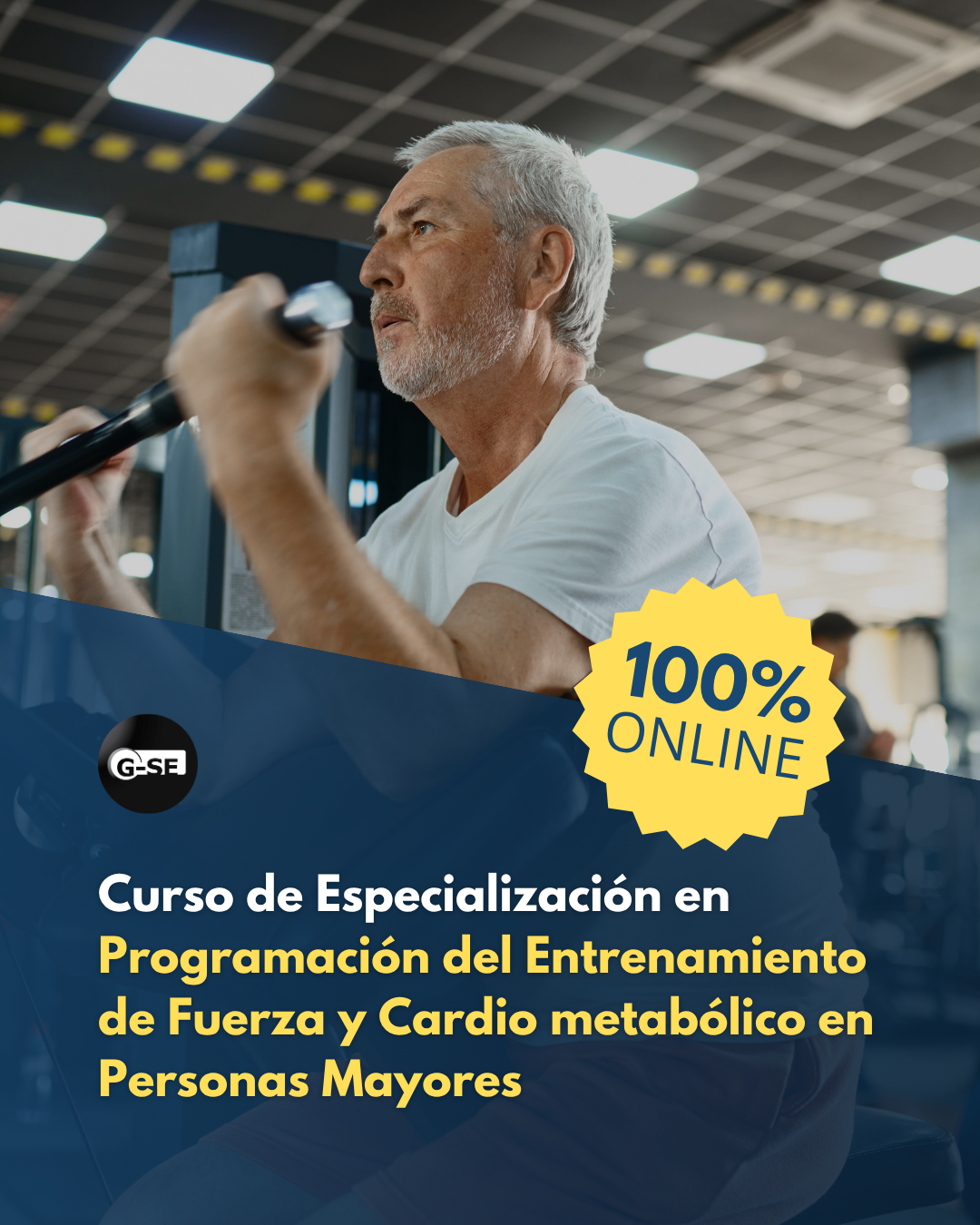 Curso de Especialización en Programación del Entrenamiento de Fuerza y Cardio metabólico en Personas